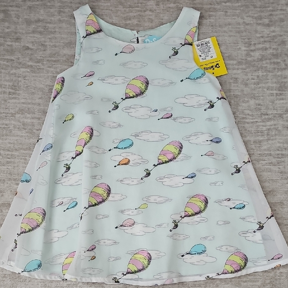 Dr. Seuss Whimsical Sky Print Dress - Picture 1 of 4